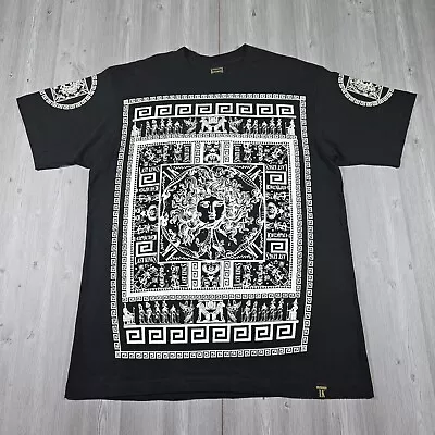 Last Kings T-Shirt Adult Size Large Black Greek Key Medusa Tyga Hip-Hop Men's • $23.97