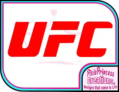 UFC MMA Cage Fight Sport A Sticker Vinyl Car Wall Room Decor Laptop Window Decal • £3.25