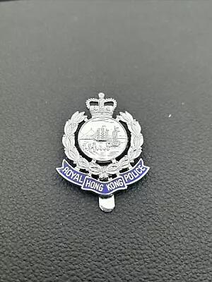 Obsolete Hong Kong Police Cap Badge Q/C BO • £25