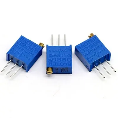 10PCS 1K Ohm 102 3296W Precision Trimmer Multiturn Preset Top Potentiometer • $3.26