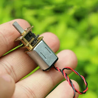 Micro Mini N20 Gear Motor DC 3V-6V Slow Speed Full Metal Gearbox Reducer DIY Toy • $1.58