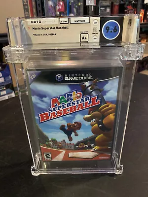 Mario Superstar Baseball Nintendo Gamecube WATA 9.6 A+ Sealed • $449.95