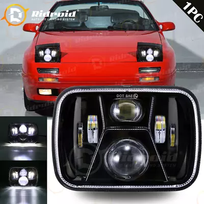 1PC 5x7  7X6 LED Headlight For Mazda B2000 B2200 B2600 RX-7 GLC Pickup Truck • $32.98