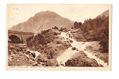 Antique Postcard Ogwen Falls & Tryfan Capel Curig Wales • £3.50