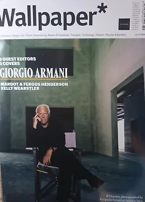 Wallpaper Magazine October 2022  GEORGIO ARMANI Cover Guest Editor New • £9.50