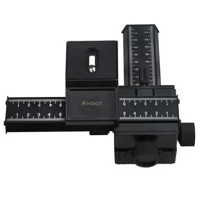 Shoot 4-Way Macro Focusing Focus Rail Slider / Close-Up Shooting Rail Slider • £24.99