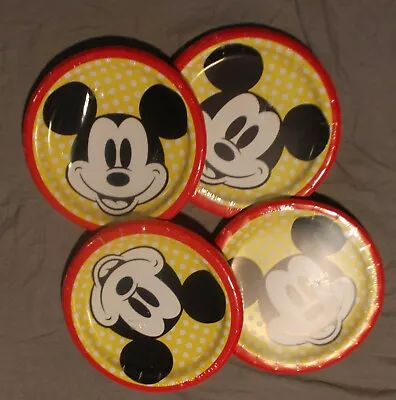 MICKEY MOUSE Retro LARGE PAPER PLATES (32) Birthday Party Supplies Dinner Disney • $11.19