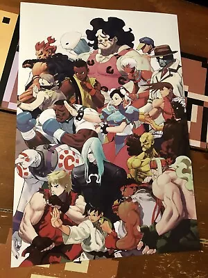 Street Fighter 3: 3rd Strike Roster Poster 13 X 19 • $9