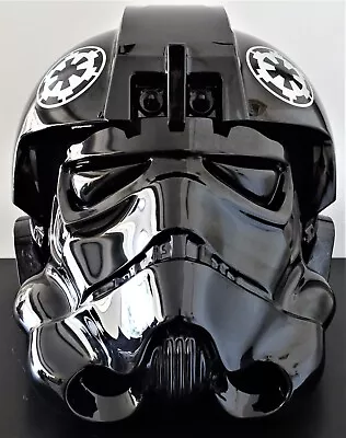 Star Wars Denuo Novo Imperial Tie Fighter Pilot Helmet Mask Figure Prop Replica • $399.99