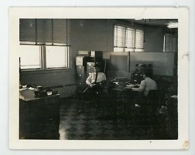 Awesome Interiors - Bored Business Men Vintage Office Work Snapshot Photo  • $9.99