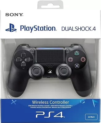 NEW Sony DualShock 4 Controller | Official PlayStation PS4 Gamepad Jet Black • £33