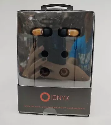 Onyx Genuine Wood Wired In-Ear Headphones With Sound Isolation And Built • $12.99
