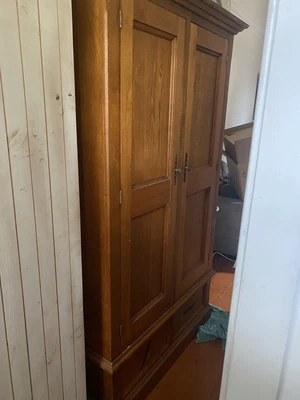 $195 • Buy Solid Timber 2-door Wardrobe With 2 Drawers