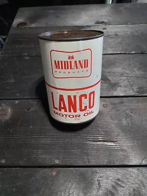 Midland Lanco One Quart Oil Can • $35