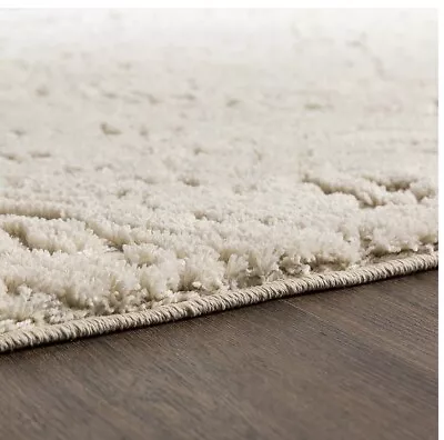 New Mohawk Home Shag Area Rug Cream Color 2' X 3' Everstrand Yarn Pile Height.9  • $35