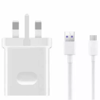 $31.12 • Buy Genuine Huawei Mains Charger Adapter & Type C Data Cable For Huawei P30,P30 Pro
