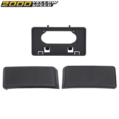 Fit For 09-14 Ford F150  Front Bumper Guards Pads & License Plate Frame Bracket  • $16.60