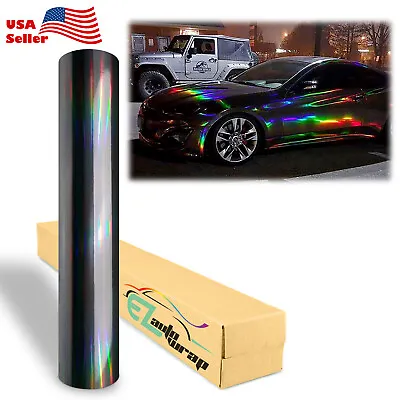Holographic Rainbow Neo Chrome Car Vinyl Wrap Sticker Decal Air Bubble Free • $360