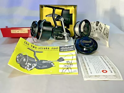 Garcia Mitchell 330 Otomatic Spinning Reel 1966 W/Box Matches S/N 6817815 France • $155