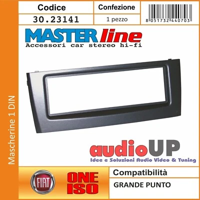 Cornice Fascia Radio 10 Pollici Per Chrysler Grand Voyager 2006-2012 - Pannello In ABS, Solo Cornice