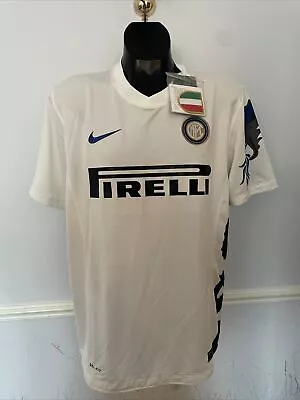 Authentic Nike Inter Milan 2010/2011 Away Football Shirt Dragon Shirt L BNWT • £120