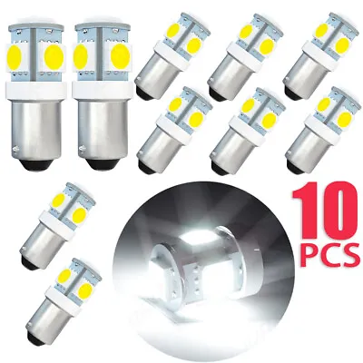 (10) White 5-LED Dash Instrument Panel Cluster Gauge Clock Glove Box Light Bulbs • $10.19