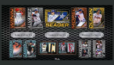 TOPPS BUNT DIGITAL IN THE NAME 24 SUPER RARE RARE & UNCM SETS (345 Cards) • $53.99