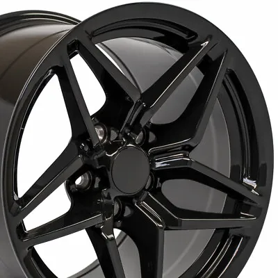 17x11 Black Wheel Fits C4/C5 Corvette Camaro - CV31 C7 ZR1 Style • $309.43