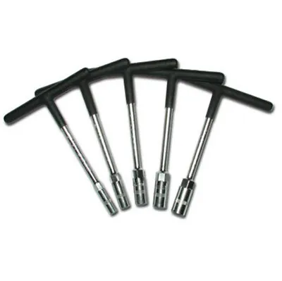 X-Tech Mini T-Handle / T-Bar Socket 5 Piece Tool Set 8 10 12 13 14 Mm Metric • $49.95