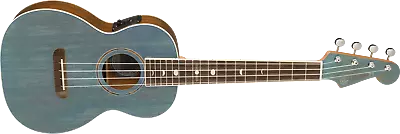 $289.99 • Buy Fender Dhani Harrison Uke, Walnut Fingerboard, Turquoise Blue MODEL # 0971752197