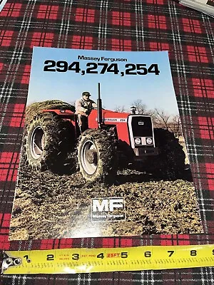 Massey Ferguson Dealers MF 294 274 254 Tractor Sales Brochure Literature Ad 1982 • $7.50