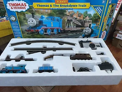 Hornby Oo Gauge Thomas & Friends. Thomas And Breakdown Crane  Train Set Job Lot • £115