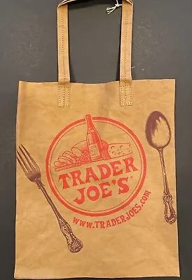 $14.99 • Buy Trader Joes Reusable Washable Paper Bag Made By Supernatural Paper