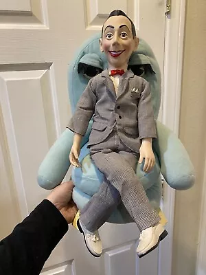 Vintage Posing Pee Wee Herman Doll And Chairry Chair Puppet Matchbox 1987 • $169.99