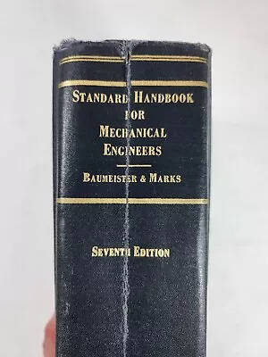 1967 Standard Handbook For Mechanical Engineers - 7th Edition • $11.95