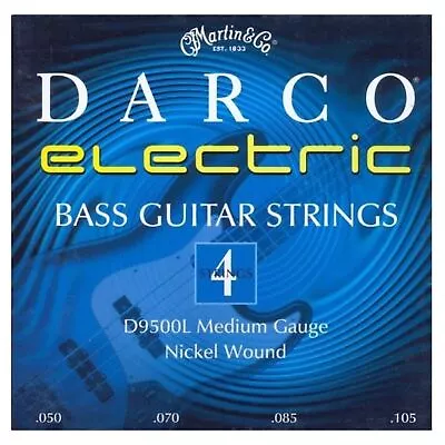 Martin D9500L Darco Long Scale Nickel Wound 4-String Electric Bass Guitar String • $29.99