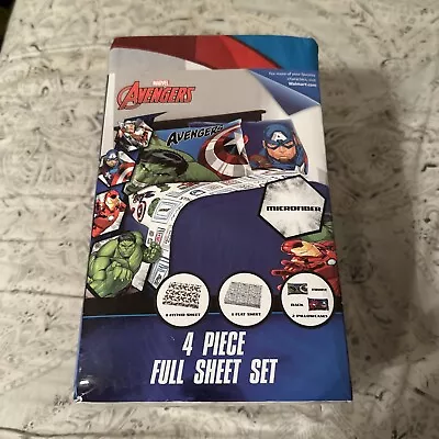 Marvels Avengers 4 Piece Full Sheet Set  • $20