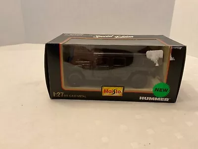 Maisto Special Edition Hummer Wagon Black Die-cast Metal 1/27 Model #31958 • $25