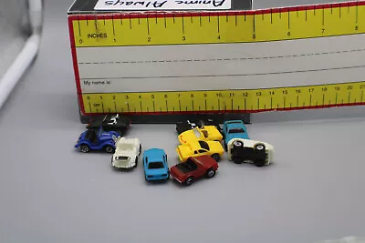 MICRO MINI CARS Mix Lot Of 10  Plastic • $10.04