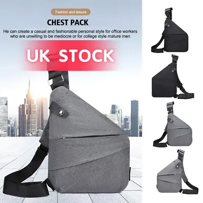 Men & Women Chest Pack Anti Theft Travel Bag Cross Body Bag Travel Waist 2024 • £7.39