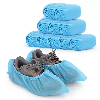 100 Pack Disposable Shoe Covers Non-Slip Shoe Boots Protector Covers For Work • $12.30