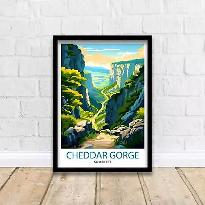 Cheddar Gorge Somerset Travel Print • £177