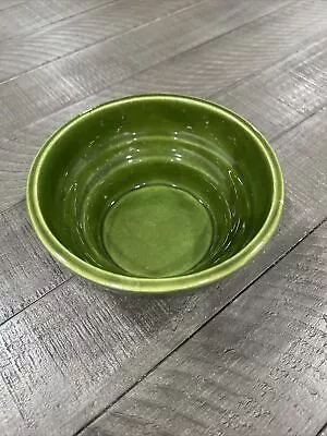 Vintage Haeger USA 33 Green Round Planter Floral Small Bowl MCM • $10