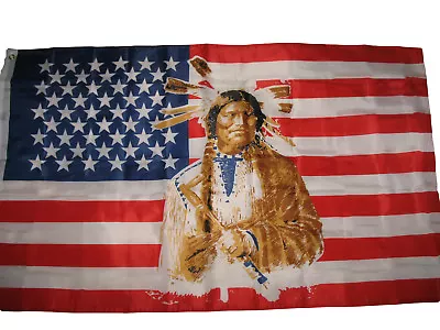 $9.88 • Buy 3x5 USA United States American Indian Cherokee Premium Flag 3'x5' Banner Grommet