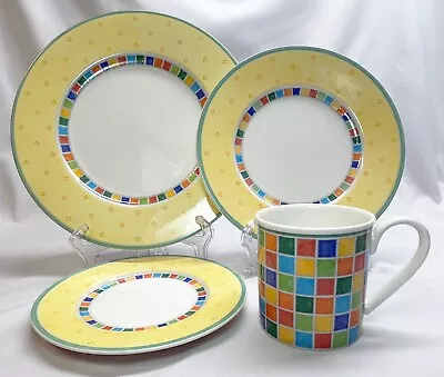 Villeroy & Boch Twist Alea Limone 4 Piece Place Setting Fine China - Nice • $36.95