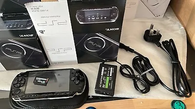 Sony PSP 2000 (Piano Black) High Quality &  Boxed • £95