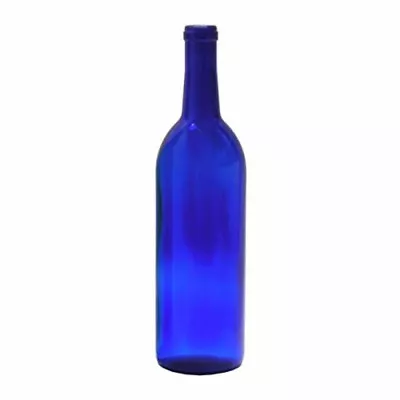 750 Ml Cobalt Blue Glass Claret/Bordeaux Bottles 12 Per Case For Wine Making • $37.68