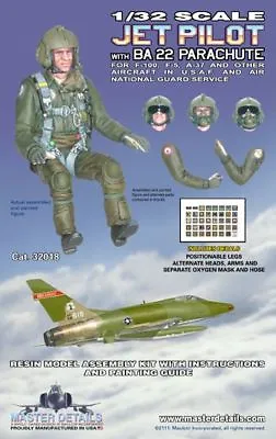 Master Details 32018 - U.S. Air Force & Air National Guard Jet Pilot Resin 1/32 • $31.95