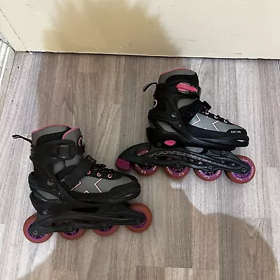 Goldcross Gxc185 Kids Inline Skates Pink Girls Kids Inline Skates Rollerblades – • $35