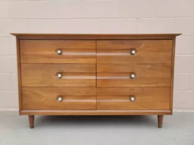 Vintage Midcentury Modern Wood Dresser • $595
